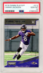 Graded 2018 Panini Playoff Lamar Jackson #212 Rookie RC Football Card PSA 10 Gem Mint