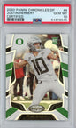 Graded 2020 Panini Chronicles DP Draft Picks Justin Herbert #4 Certified Rookie RC Football Card PSA 10 Gem Mint