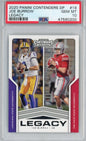 Graded 2020 Panini Contenders DP Draft Picks Joe Burrow #16 Legacy Rookie RC Football Card PSA 10 Gem Mint