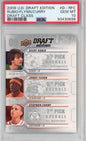 Graded 2009-10 Upper Deck UD Draft Edition Stephen Steph Curry Ricky Rubio Johnny Flynn #D-RFC Class Rookie RC Basketball Card PSA 10 Gem Mint