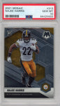 Graded 2021 Panini Mosaic Najee Harris #313 Rookie RC Football Card PSA 10 Gem Mint