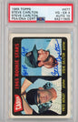 Graded 1965 Topps Steve Carlton HOF 94 #477 Rookie RC Baseball Card PSA 4 VG-EX Auto Grade PSA 10 Gem Mint