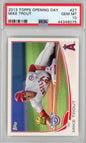 Graded 2013 Topps Opening Day Mike Trout #27 Rookie Cup RC Baseball Card PSA 10 Gem Mint