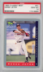 Graded 1993 Classic Best Derek Jeter #91 Rookie RC Baseball Card PSA 10 Gem Mint
