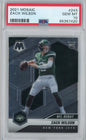 Graded 2021 Panini Mosaic Zach Wilson #243 Rookie RC Football Card PSA 10 Gem Mint