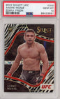 Graded 2022 Panini Select Andre Muniz #300 Zebra Prizm Octagonside Rookie RC UFC MMA Card PSA 10 Gem Mint