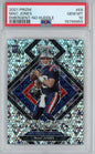 Graded 2021 Panini Prizm Mac Jones #E6 Emergent No Huddle Rookie RC Football Card PSA 10 Gem Mint
