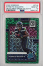 Graded 2022 Panini Donruss Optic Preview Kenneth Walker III #P318 Green Velocity Rookie RC Football Card PSA 10 Gem Mint