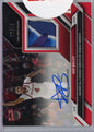 2024 Topps Bowman U Now Ace Bailey #12B Game Worn Sneaker Auto Relic Red /10 Rookie RC Basketball Card