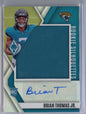2024 Panini Phoenix Brian Thomas Jr #RSBTJ Rookie Silhouettes Auto /75 Rookie RC Football Card