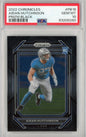Graded 2022 Panini Chronicles Aidan Hutchinson #PB16 Prizm Black Rookie RC Football Card PSA 10