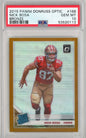 Graded 2019 Panini Donruss Optic Nick Bosa #168 Bronze Rookie RC Football Card PSA 10 Gem Mint