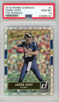 Graded 2016 Panini Donruss Jared Goff #1 The Rookies #/999 Rookie RC Football Card PSA 10 Gem Mint