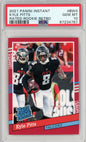 Graded 2021 Panini Instant Kyle Pitts #BW4 Rated Rookie Retro Rookie RC Football Card PSA 10 Gem Mint