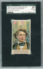 Graded 1888 N76 W. Duke, Sons & Co. Great Americans #CS Charles Sumner Baseball Tobacco Card SGC 4