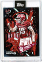2025 Topps Bowman U Now Fernando Mendoza #CSFM Black Foil /10 Indiana Hoosiers Rookie RC Football Card