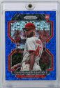 2022 Panini Prizm Cristopher Sanchez #219 /199 Blue Donut Circles Philadelphia Phillies Rookie RC Baseball Card