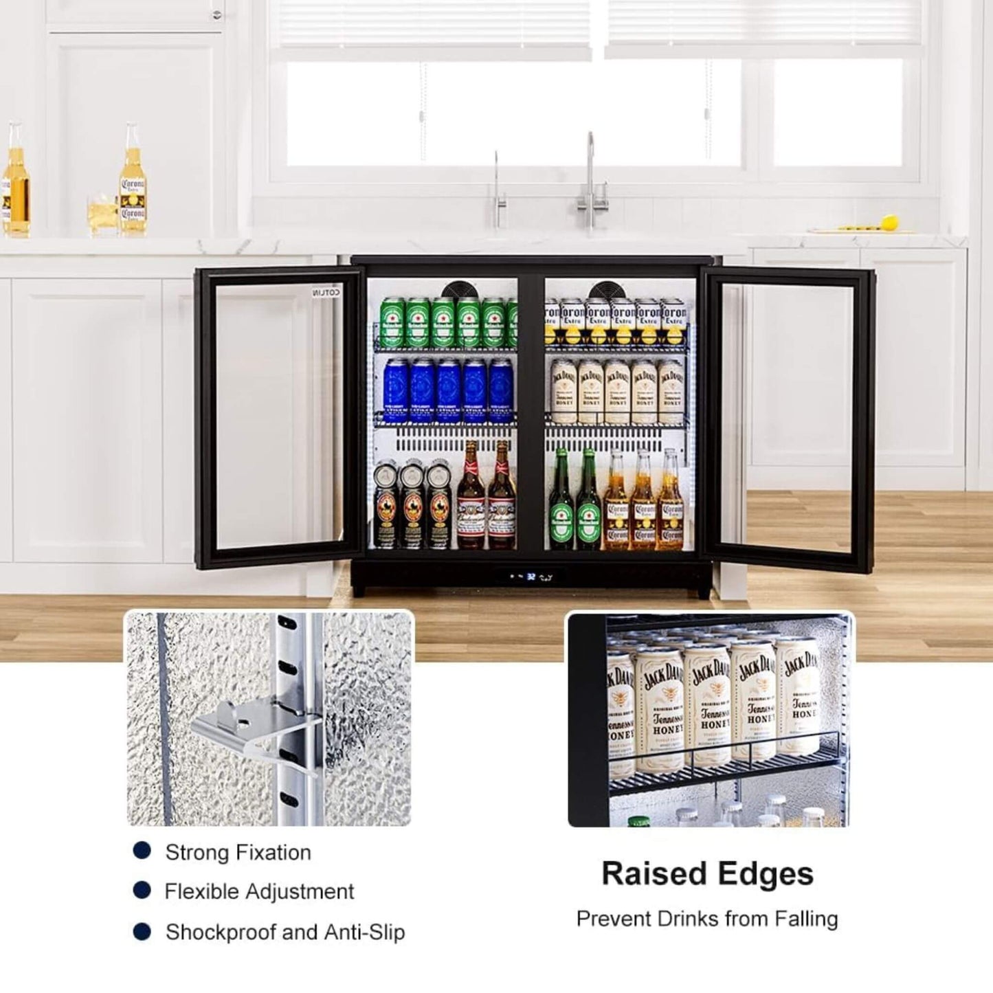 Industrial Freestanding Undercounter Beverage Refrigerator (SAK84019)