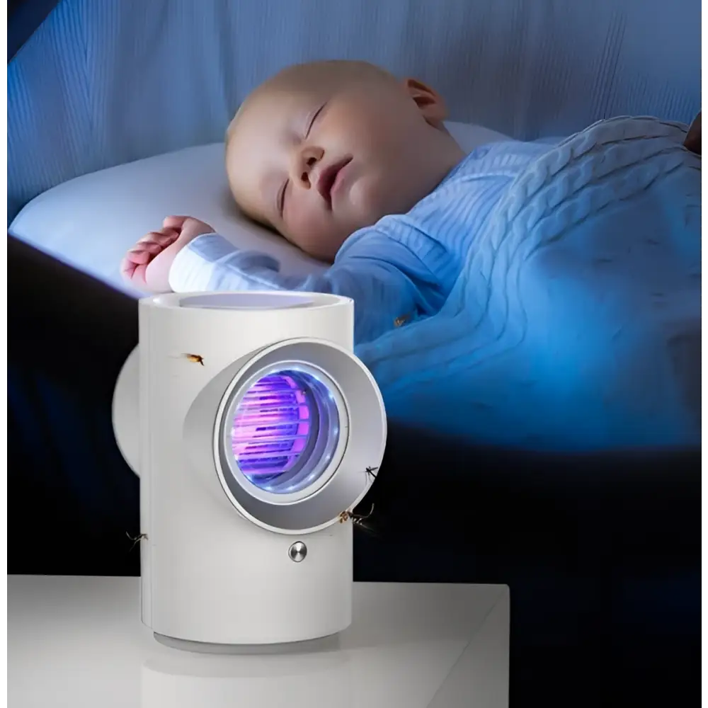 Infant-Safe Mosquito Repellent Insect Trap — Physical UV Room Trap, 2.5W, DC 5V, Black or White