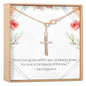 Infinity Cross Necklace