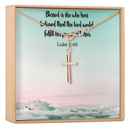 Infinity Cross Necklace