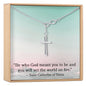 Infinity Cross Necklace