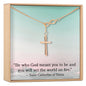 Infinity Cross Necklace