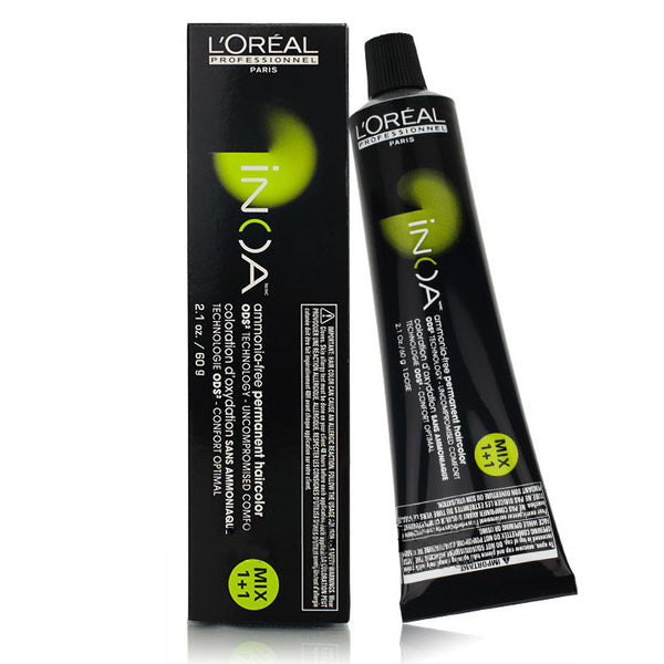 L'Oréal Professionnel INOA 5.35 (5GRv) Light Brown Gold Red Violet - Ammonia-Free Permanent Color, 2.1 oz