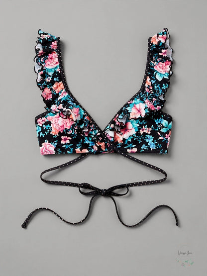 Sundazed Bra-Sized Wrap Bikini Top, 36DD