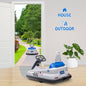 Interactive 6V Electric Bumper Car for Kids with Lights, Music, Horn, and Safety Belts