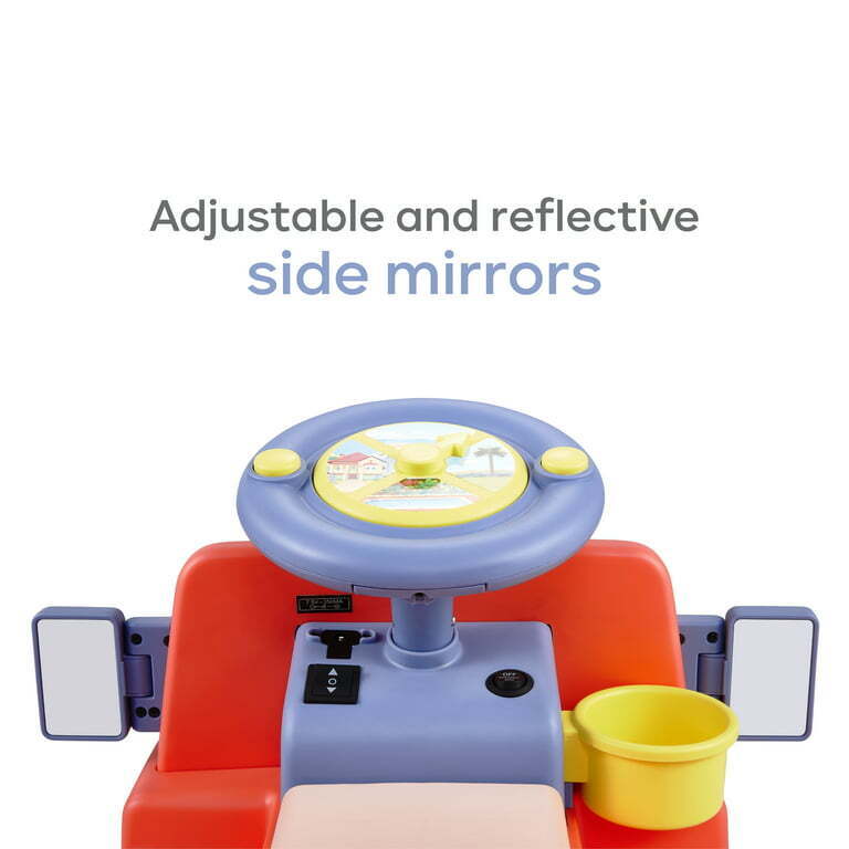 Interactive Electric Car for Toddlers - Fun 6V Ride-On Toy with Sounds for Kids Ages 1 and Up