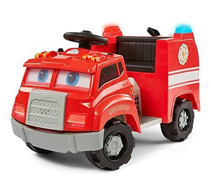 Interactive Toddler Fire Truck Ride On Toy for Kids Ages 1.5-4 Years - Realistic Rigs Experience