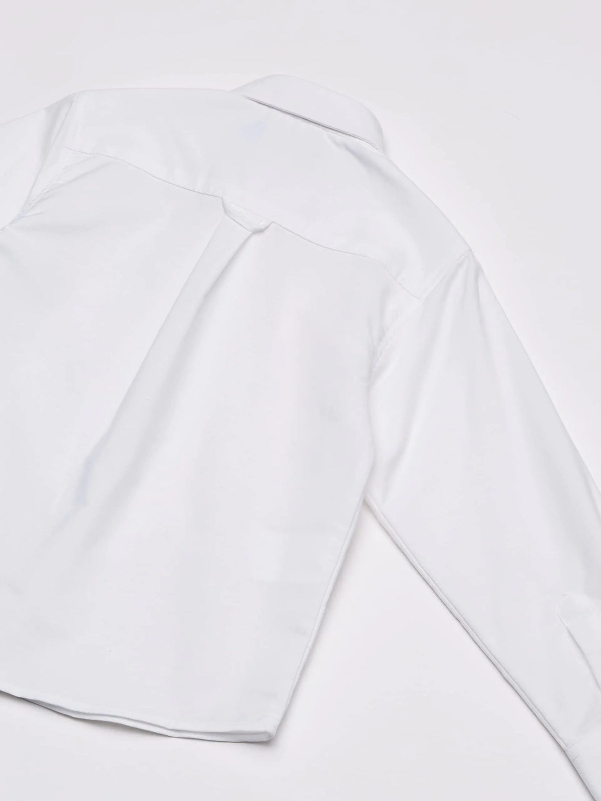 IZOD Boys' Long Sleeve Solid Button-Down Collared Oxford Shirt with Chest Pocket 2T White - # BOAA11510006