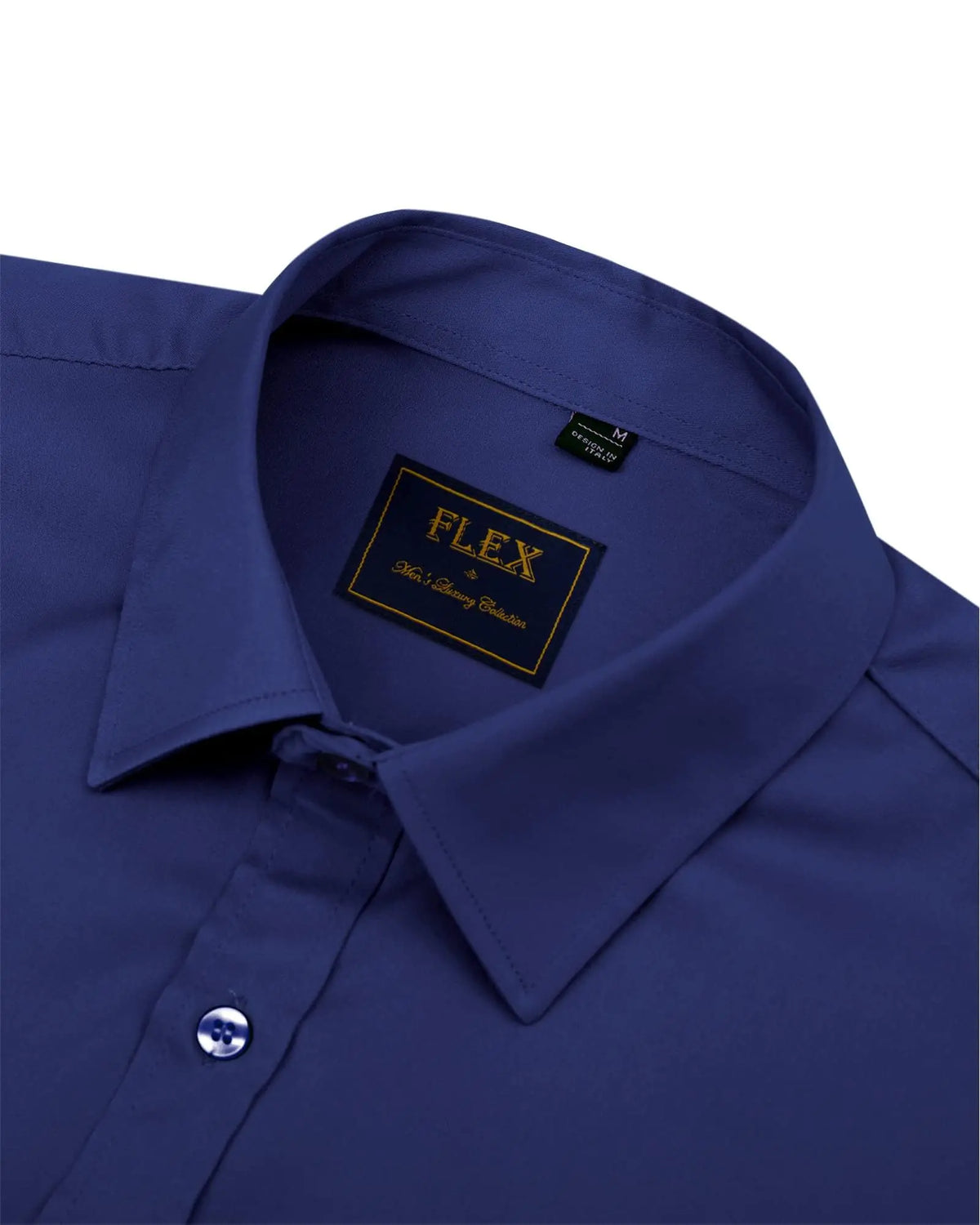 J.VER Boy's Long Sleeve Dress Shirts Solid Stretch Wrinkle-Free Shirt Kids Casual Button Down Shirts Navy Blue 6 Years - # BOAA11510017