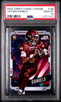 Graded 2024 Topps Cosmic Chrome Jayden Daniels #196 Rookie RC Football Card PSA 10 Gem Mint