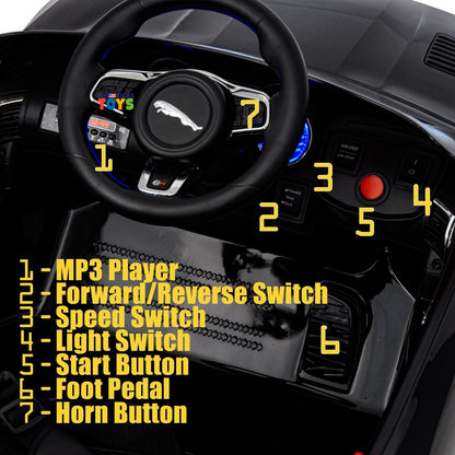 Jaguar R/C Car Toy with MP3 Player for Kids - Available in Multiple Colors