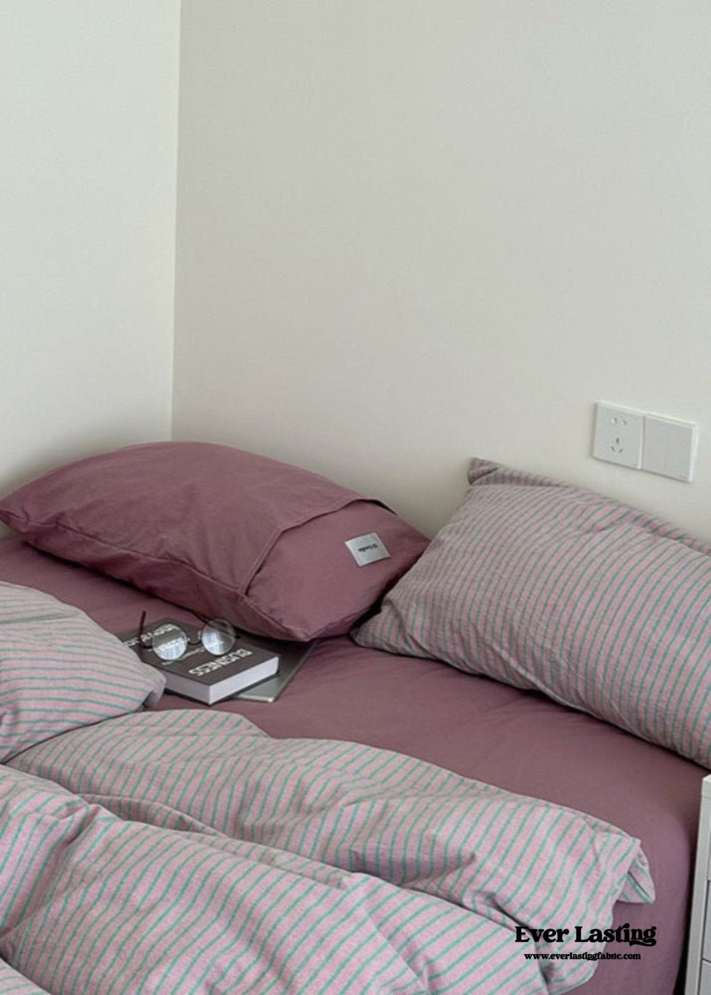 James Striped Bedding Set / Blue