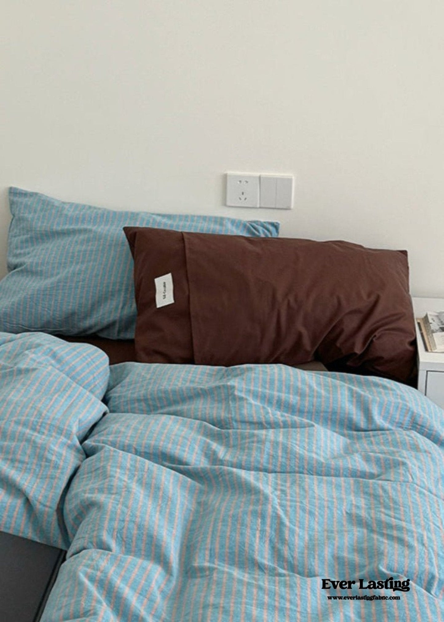 James Striped Bedding Set / Blue