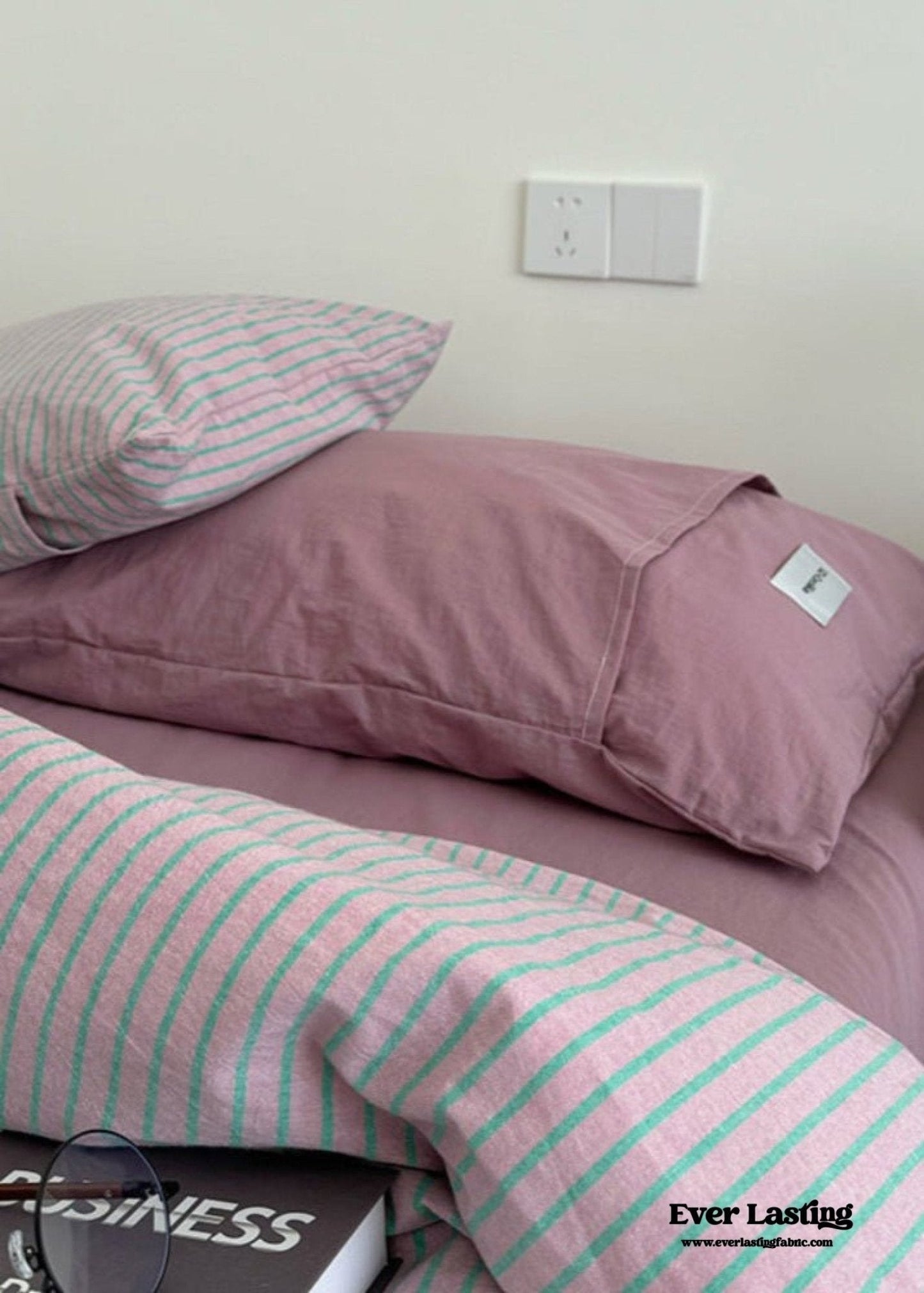 James Striped Bedding Set / Blue