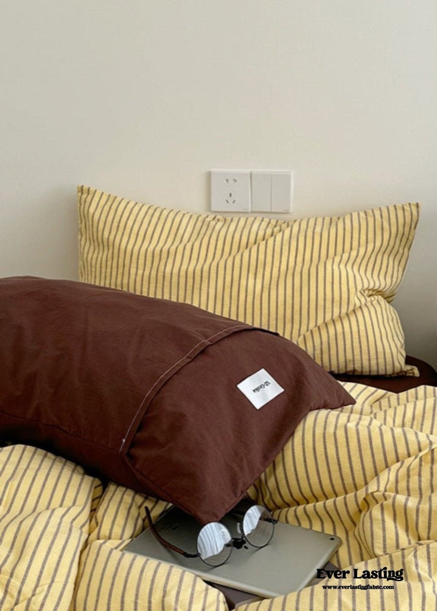 James Striped Bedding Set / Blue