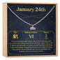 January 24th Aquarius Necklace