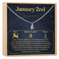 January 2nd Capricorn Necklace