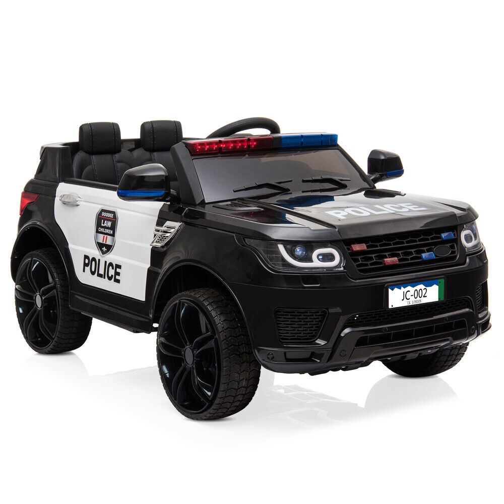 JC002 Dual Drive Police Car with Remote Control - 30W*2 Motor and 12V4.5AH Battery