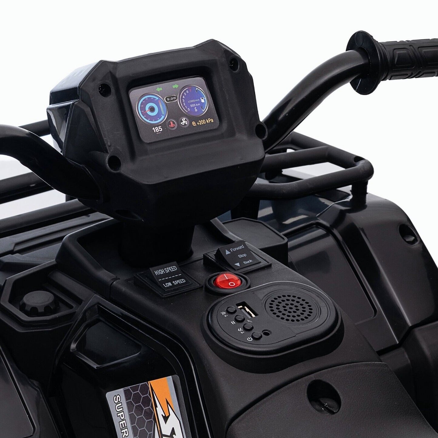 Jeep 24V/12V Kids Electric Ride-On Car with Remote Control, 3 Speeds, and LED Lights