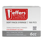 Jeffers Sterile Luer Lock Syringes – Single Use, Boxes of 100