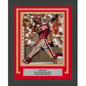 Framed Autographed/Signed Jerry Rice San Francisco 49ers 8x10 Football Photo JSA COA