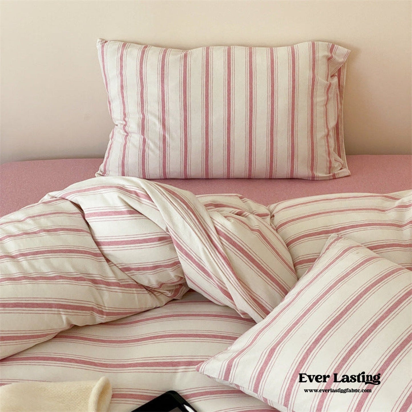 Jersey Knit Stripe Duvet Cover