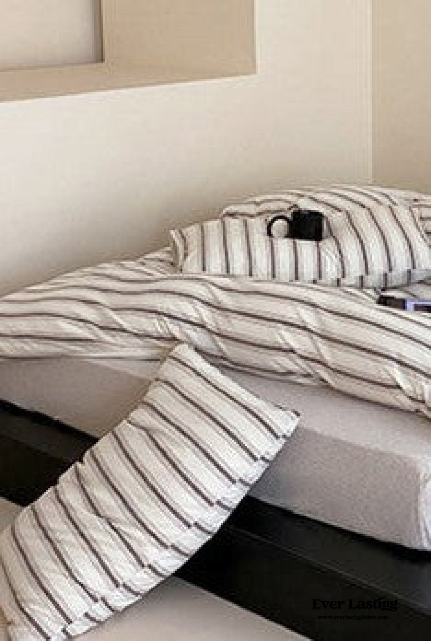 Jersey Knit Stripe Duvet Cover