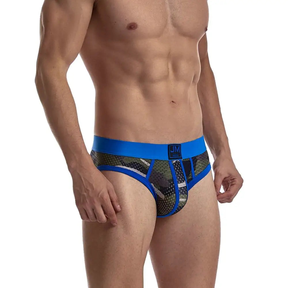 JOCKMAIL Fashion Camouflage Print Briefs