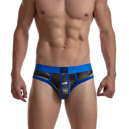JOCKMAIL Fashion Camouflage Print Briefs